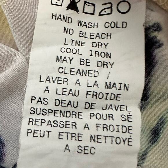 ABS Allen Schwartz Mini Dress Floral Bodycon Colorful Stretch 3/4 Sleeve Size XS - Picture 9 of 10